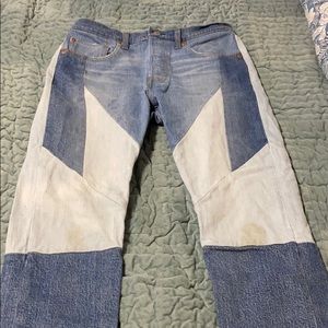 Levi reworked blue jeans